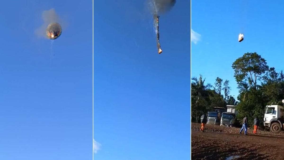 hot air balloon, crash, Santa Carina, Brazil, deaths, hot air balloon crash, brazil hot air balloon video