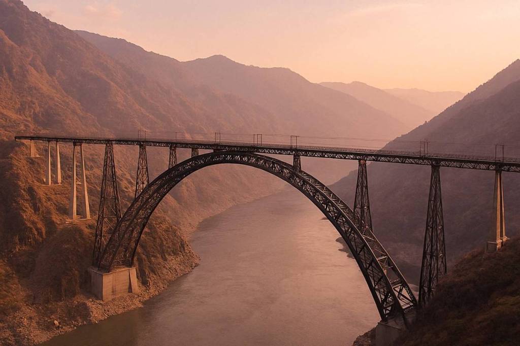 Prime Minister Narendra Modi is set to inaugurate the Chenab rail bridge on Friday (June 6) in Jammu and Kashmir. Prime Minister Narendra Modi is set to inaugurate the Chenab rail bridge on Friday (June 6) in Jammu and Kashmir.