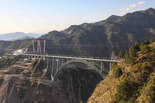 In the construction of the bridge, around 28,660 metric tonnes of steel have been used to ensure strength and durability. (Photo source: PTI)