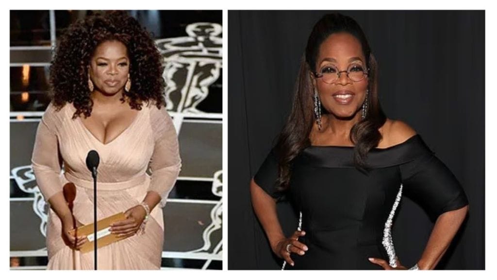 Oprah Winfrey looked thinner than ever backstage at the 78th Annual Tony Awards