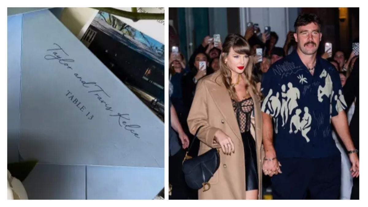 The celebrity couple spent their Saturday attending the wedding of Kelce's cousin, Tanner Corum, who exchanged vows with Samantha Peck in Knoxville, Tennessee.