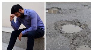 "Really bad roads. Potholes galore. Nobody cares about fixing the roads," wrote the NRI