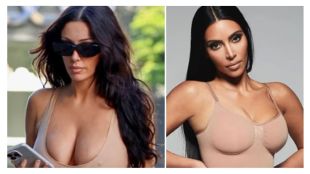 This isn’t the first time Censori has been seen echoing Kardashian’s style