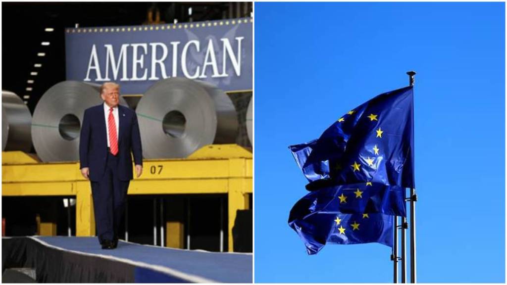 EU warns of retaliation as Trump doubles tariffs on steel EU warns of retaliation as Trump doubles tariffs on steel