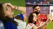 Preity Zinta was seen jumping with joy, smiling while Nita Ambani looked dejected. 