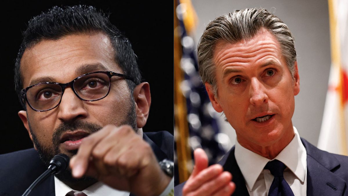 kash patel la protests