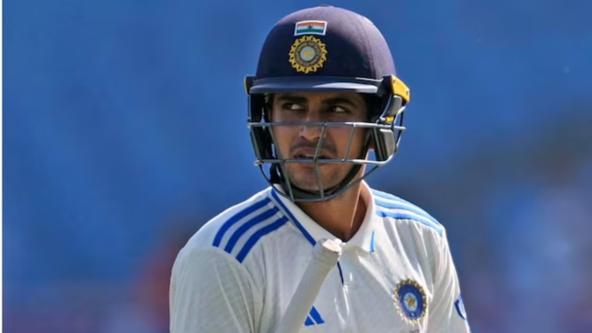 Gill smashed his first international test 200 of 311 balls. Gill smashed his first international test 200 of 311 balls.