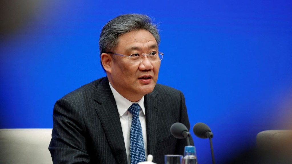 Chinese Commerce Minister Wang Wentao. (Image: Reuters) Chinese Commerce Minister Wang Wentao. (Image: Reuters)
