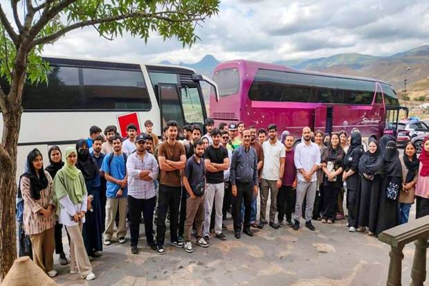 Indian students wait to board a flight to return to India under an evacuation operation facilitated by the Government of India. (Photo source: PTI)