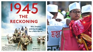 A file photo of students taking part in a rally on the 126th birth anniversary of Netaji Subhas Chandra Bose in Agartala. The anomalous role that undivided India had in WW2 forms a major part of the book. (Image Source: Express Photo)