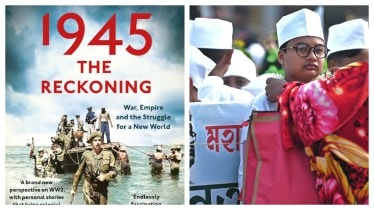 A file photo of students taking part in a rally on the 126th birth anniversary of Netaji Subhas Chandra Bose in Agartala. The anomalous role that undivided India had in WW2 forms a major part of the book. (Image Source: Express Photo)