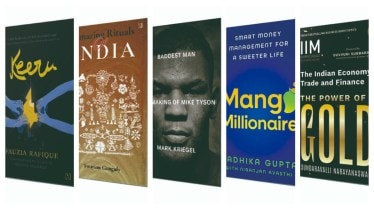New Book Releases: Explore Gold's Power, Financial Wisdom, Boxing Legends, Indian Rituals, and Queer Joy. (Image Source: Company)