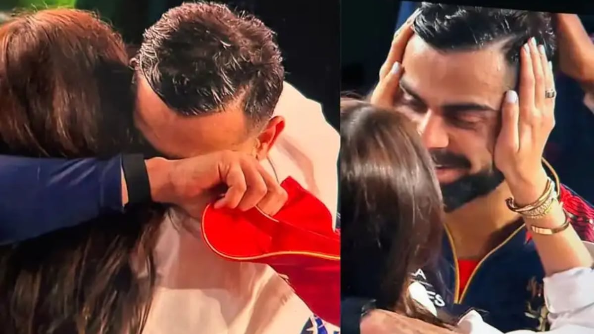 Virat Kohli hugs Anushka Sharma- watch video