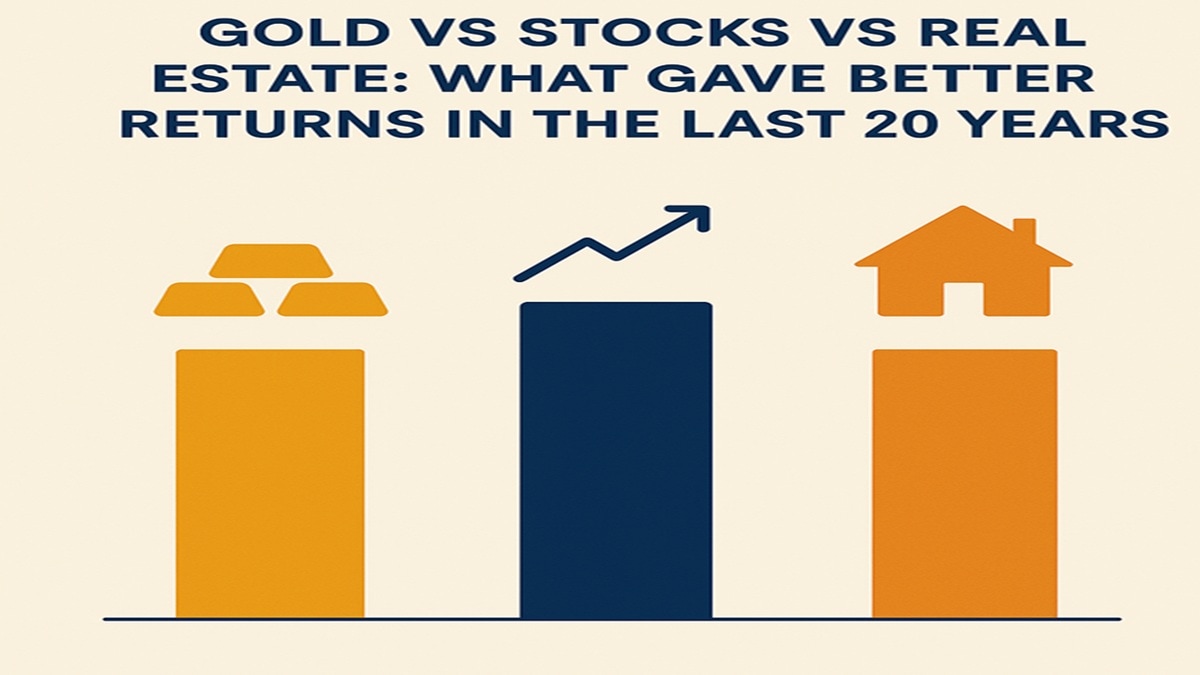 Gold vs stocks vs real estate: What gave better returns in the last 20 years?