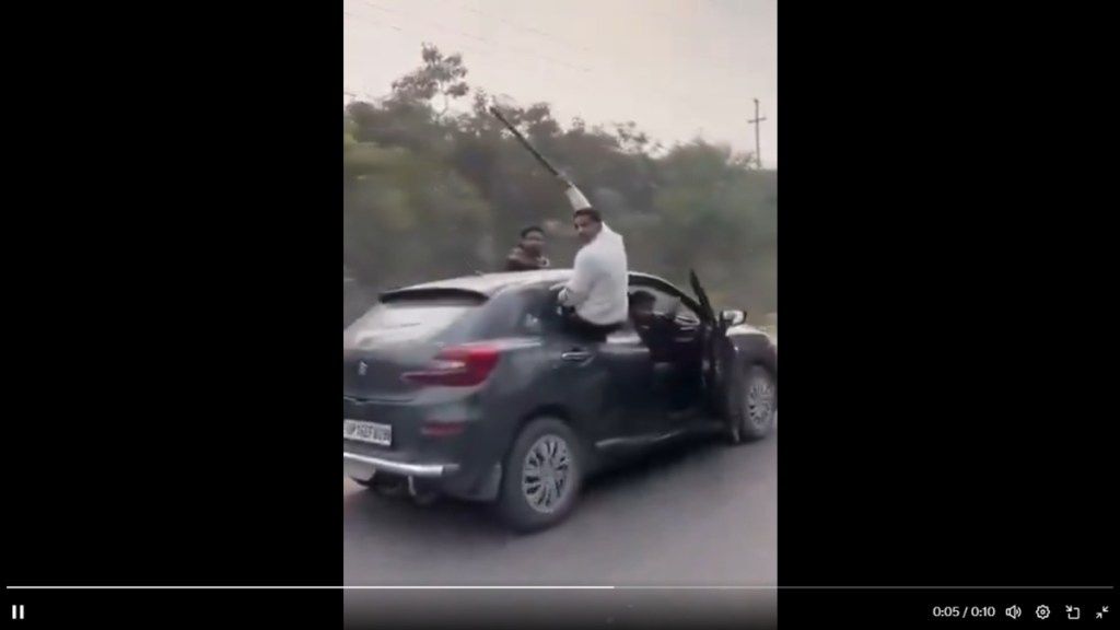 Greater Noida car stunts