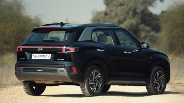 Hyundai Creta facelift rear quarter