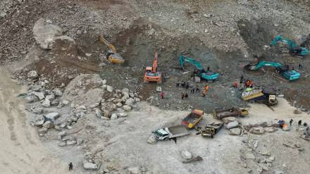 Indonesia quarry collapse Indonesia quarry collapse