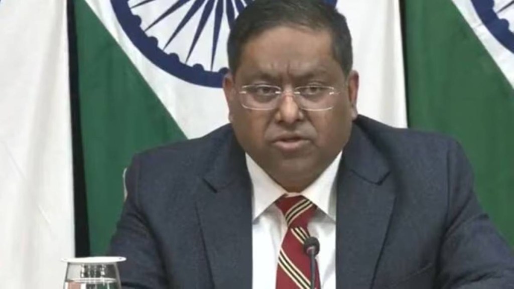 MEA spokesperson Randhir Jaiswal MEA spokesperson Randhir Jaiswal