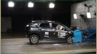 Maruti Baleno front impact test Bharat NCAP