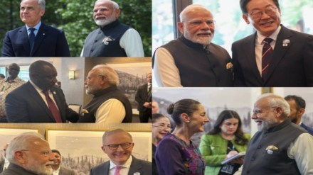 PM modi meet with world leader at G7 summit