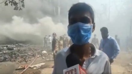 Eyewitness reveals what he saw after Air India plane crash today in Ahmedabad . (Image Source: PTI video screenshot) Eyewitness reveals what he saw after Air India plane crash today in Ahmedabad . (Image Source: PTI video screenshot)