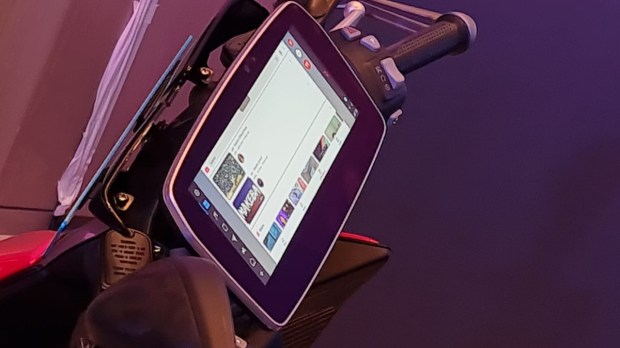 TVS X intrument console