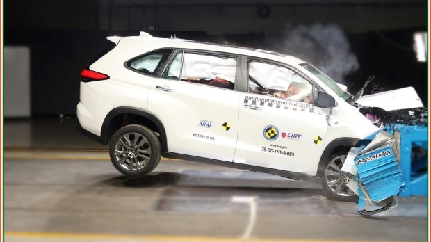 Toyota Innova Hycross frontal impact BNCAP