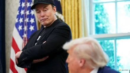 Trump Musk feud