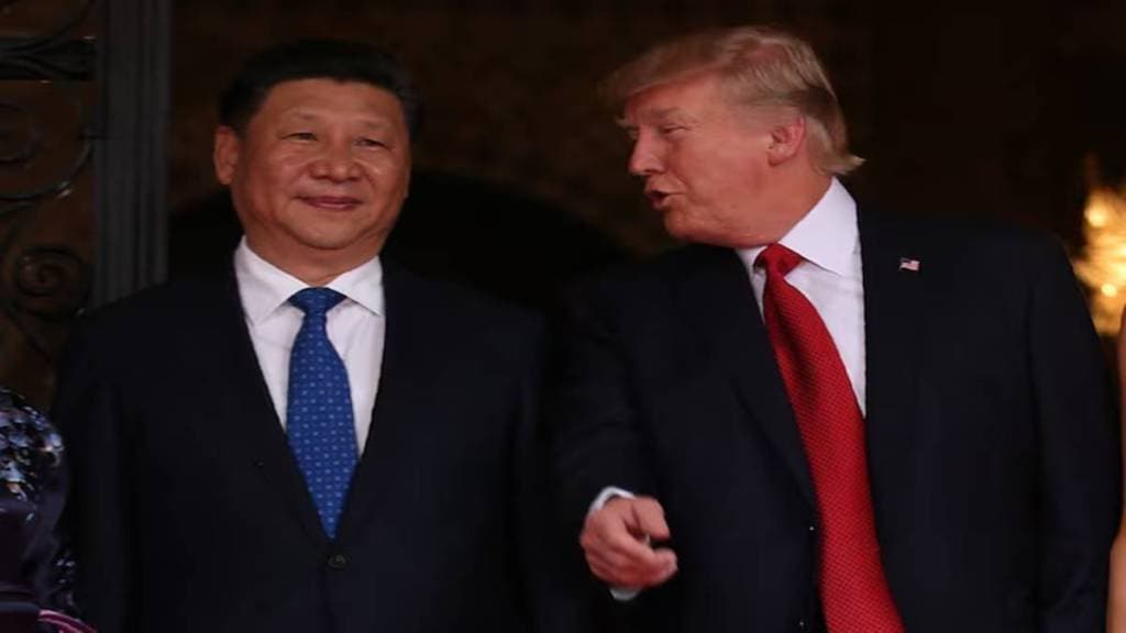 Trump and Xi meeting Trump and Xi meeting