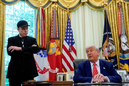 U.S. President Donald Trump and Elon Musk attend a press conference in the Oval Office of the White House in Washington, D.C., U.S., May 30, 2025. (Photo source: Reuters)