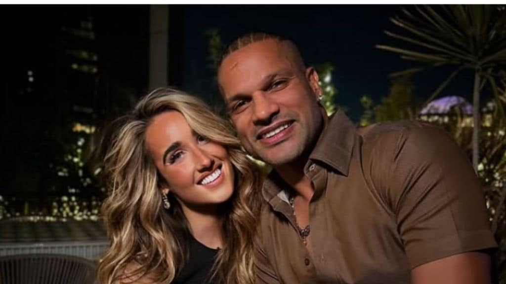 Shikhar Dhawan and Sophie Shine confirm relationship