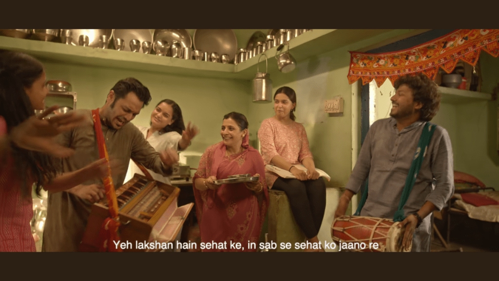 At the core of the campaign is a recurring jingle, “Maheena Aa Gaya” (“The month has come”), using colloquial language to normalise menstruation in everyday conversations. At the core of the campaign is a recurring jingle, “Maheena Aa Gaya” (“The month has come”), using colloquial language to normalise menstruation in everyday conversations.