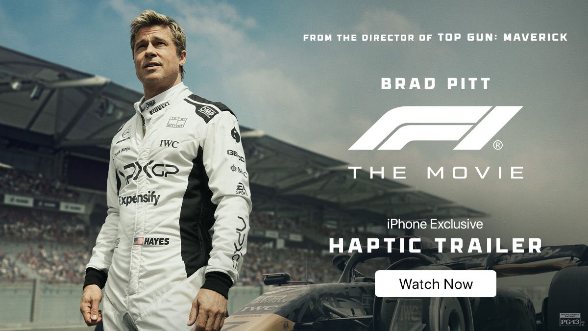 F1: The Movie will be available to watch for Apple TV+ subscribers as an Apple Original movie.