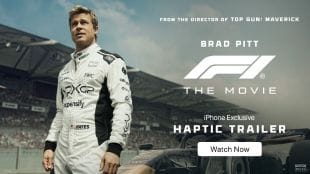 F1: The Movie will be available to watch for Apple TV+ subscribers as an Apple Original movie.