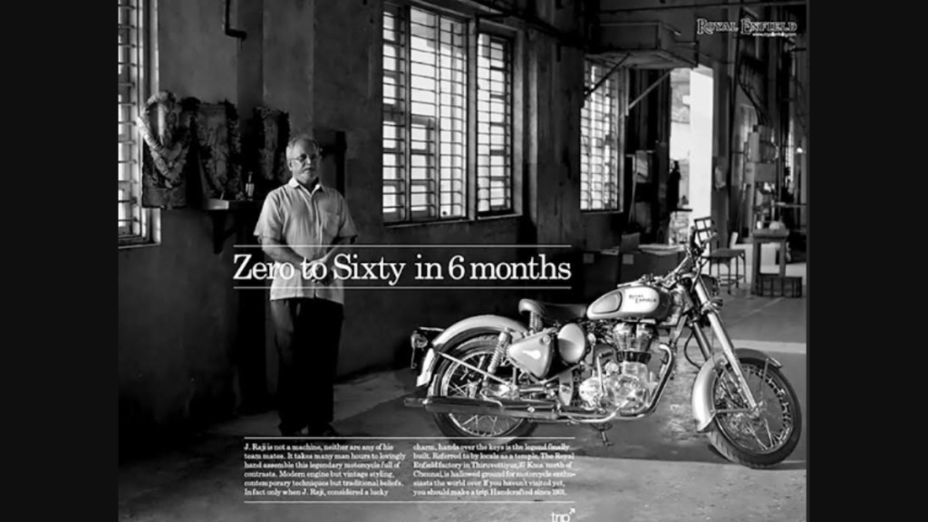 It takes viewers on a journey through the streets of Chennai, where Royal Enfield’s manufacturing facility is located. It takes viewers on a journey through the streets of Chennai, where Royal Enfield’s manufacturing facility is located.