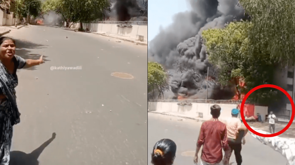 Ahmedabad Plane Crash: A new video shows the lone survivor, seated in 11A, walking out of the wreckage with his phone still in hand after the Air India flight crashed bound to London crashed in Ahmedabad. Ahmedabad Plane Crash: A new video shows the lone survivor, seated in 11A, walking out of the wreckage with his phone still in hand after the Air India flight crashed bound to London crashed in Ahmedabad.