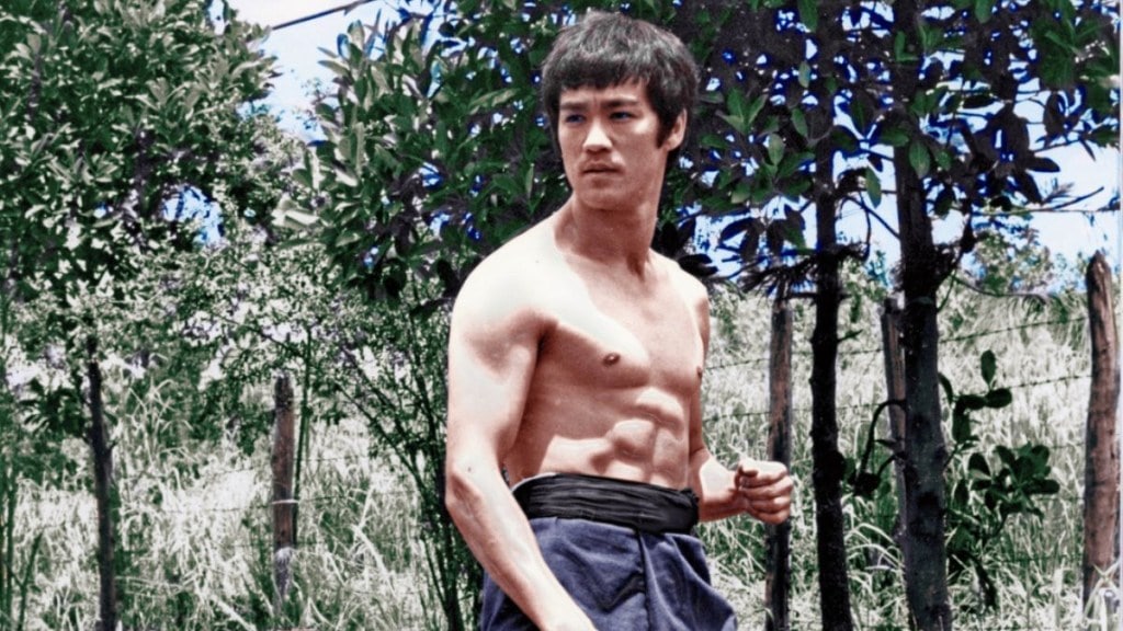 Bruce Lee 1965 training
