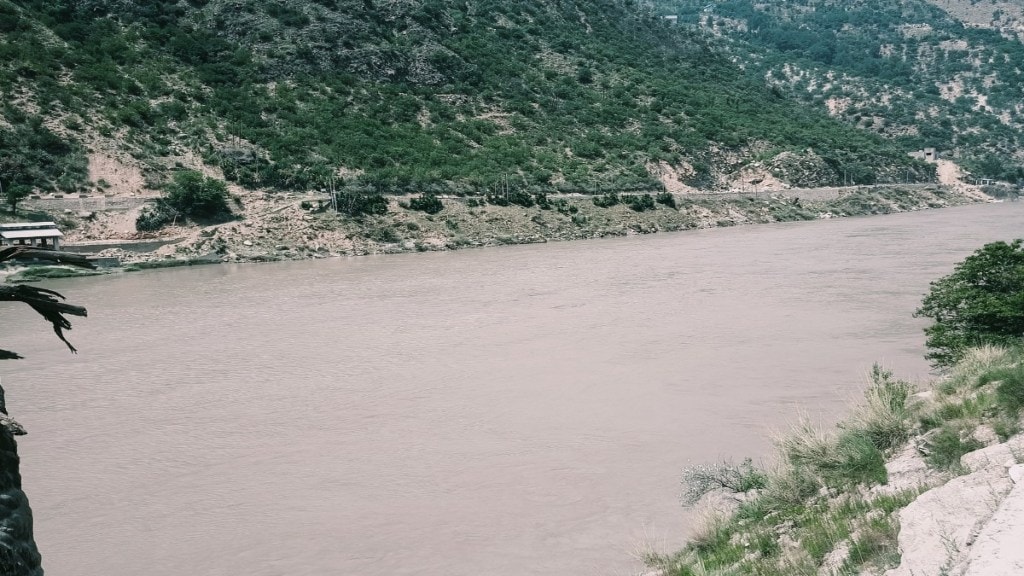 Chenab River in Jammu and Kashmir. Chenab River in Jammu and Kashmir.