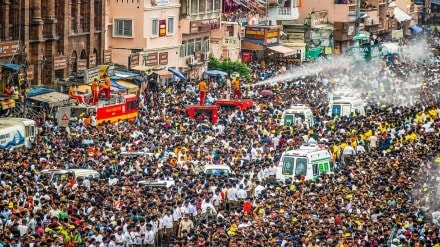 Stampede during Rath Yatra in Puri: Three devotees killed, several injured ear Gundicha Temple