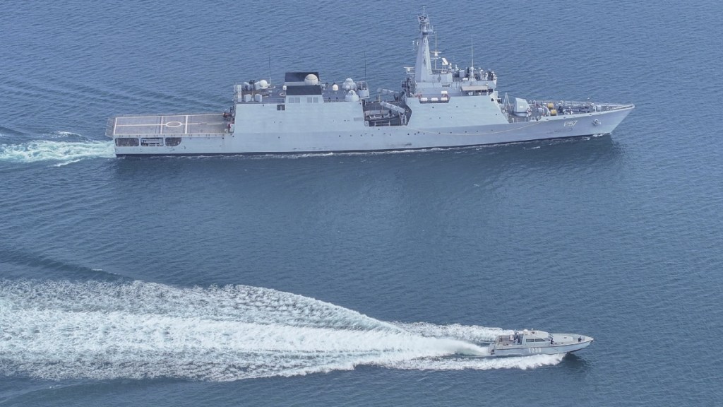 Indian Navy to rescue Oman-bound vessel that caught fire, 14 crew members onboard