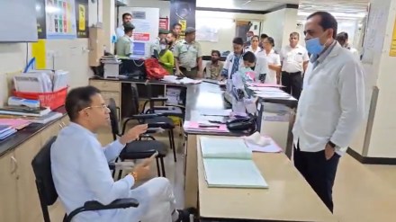 Goa doctors halt protest as Health Minister Vishwajit Rane apologises for outburst, outlines 24-hour ultimatum (Video screengrab)