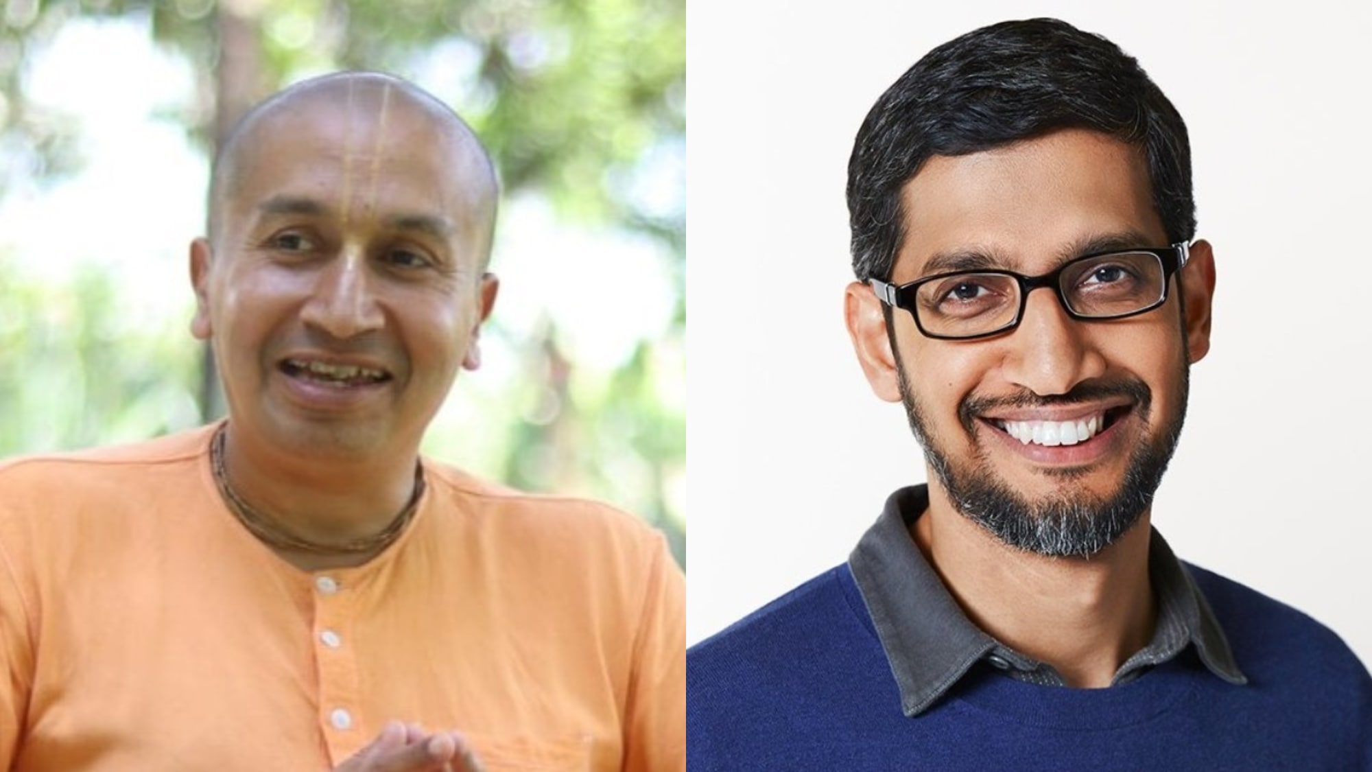 ISKCON monk Gauranga Das pursued a BTech in Metallurgical Engineering from IIT Bombay, the same year Sundar Pichai was at IIT Kharagpur.