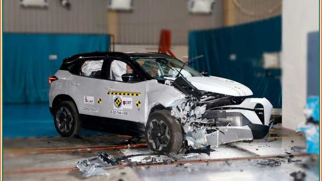 The Tata flagship EV SUV scored 32 out of 32 points Adult Occupant Protection test