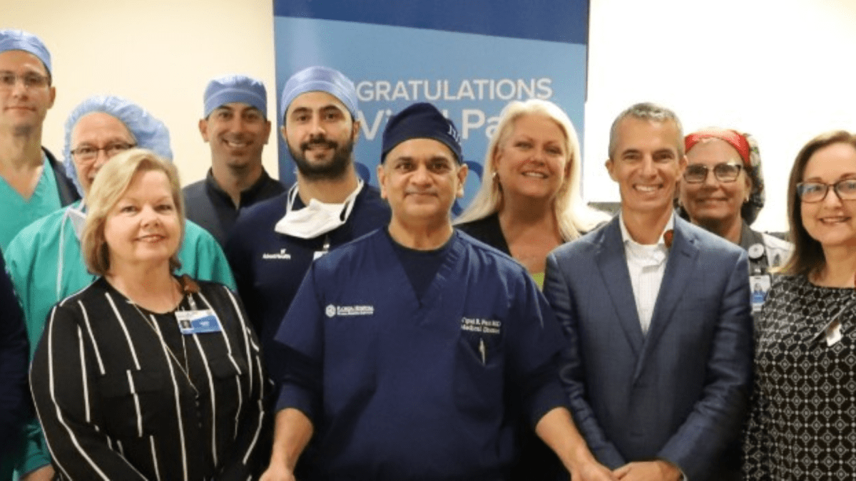 The Indian-origin doctor performed surgery using robotic surgical tools connected via high-speed fibre optic cables. He reported no perceptible delay between his actions and the robot’s responses.