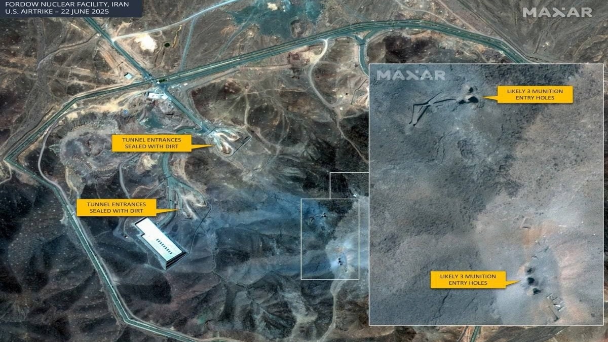 Satellite images fail to substantiate Trump’s claim that Iran’s nukes were ‘totally obliterated’