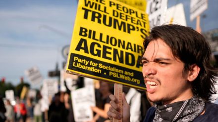 Los Angeles Trump immigration protest Los Angeles Trump immigration protest