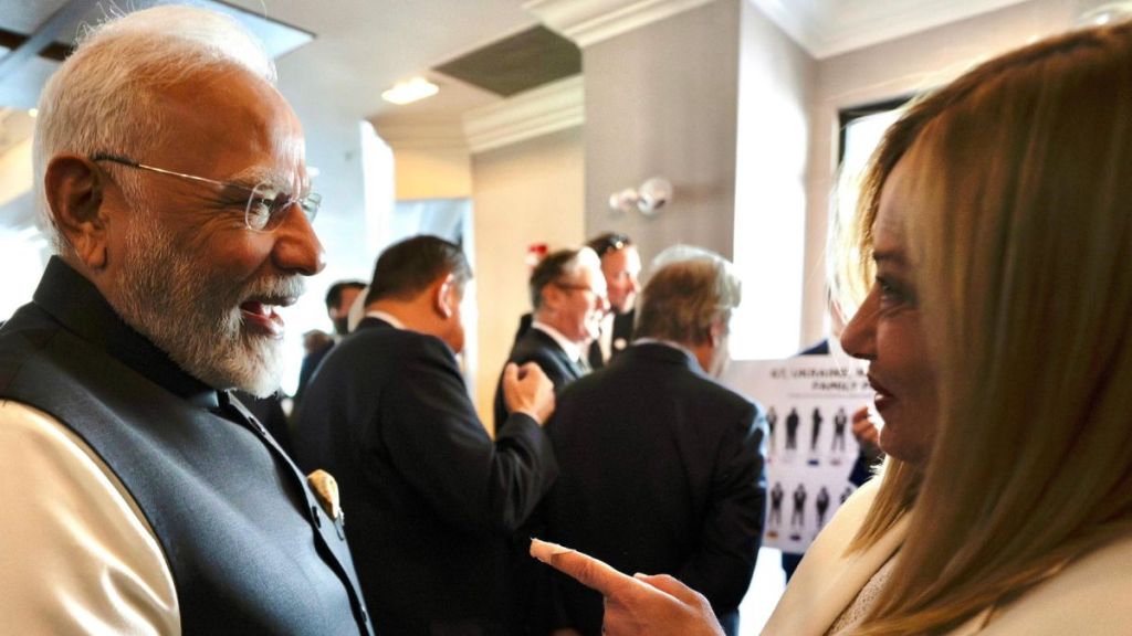 Narendra Modi Giorgia Meloni
