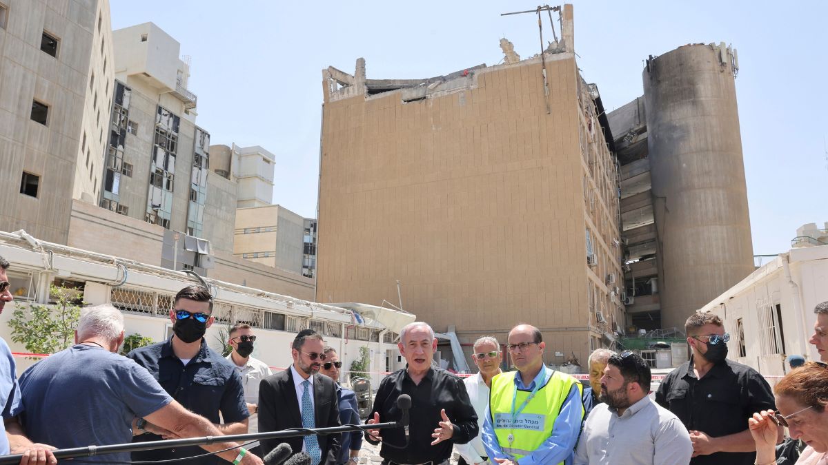 Netanyahu Soroka Hospital attack