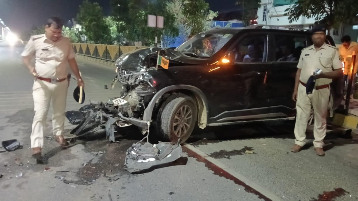 Patna hit and run: The SUV, with a BJP flag, struck all three cops with so much force that they flung into the air and landed several meters away. 