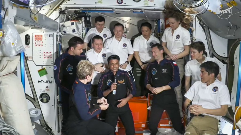 Shubhanshu Shukla bone health